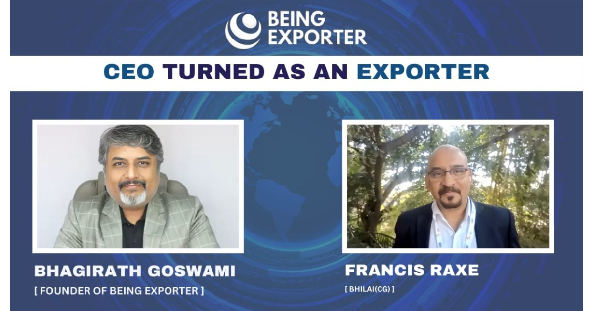 From CEO to Export Pioneer: Francis Raxe's Global Triumph Unveiled in Exclusive Podcast with Bhagirath Goswami